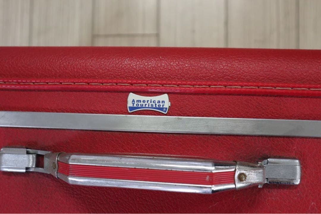アメリカンツーリスター スーツケース アメリカ ヴィンテージ 家具 赤