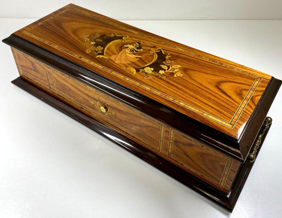 稼働品リュージュ50弁5曲替シリンダー式オルゴール替4点　東Y7-0217☆1F