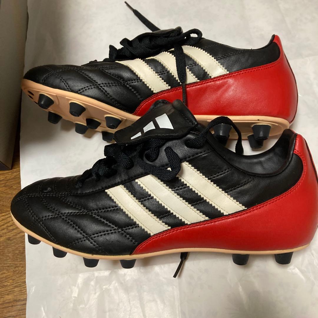 adidas サッカーシューズ 黒/赤