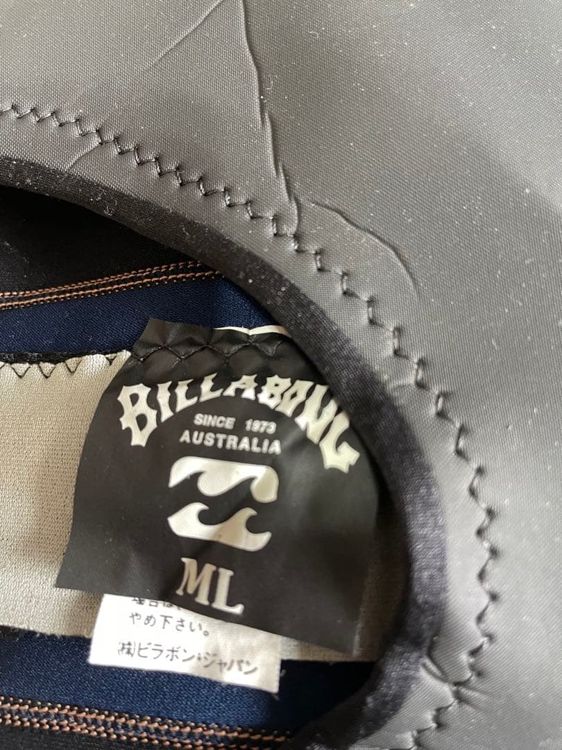 マリン　ボディボード　BILLABONG ショートジョン　ウェットスーツ