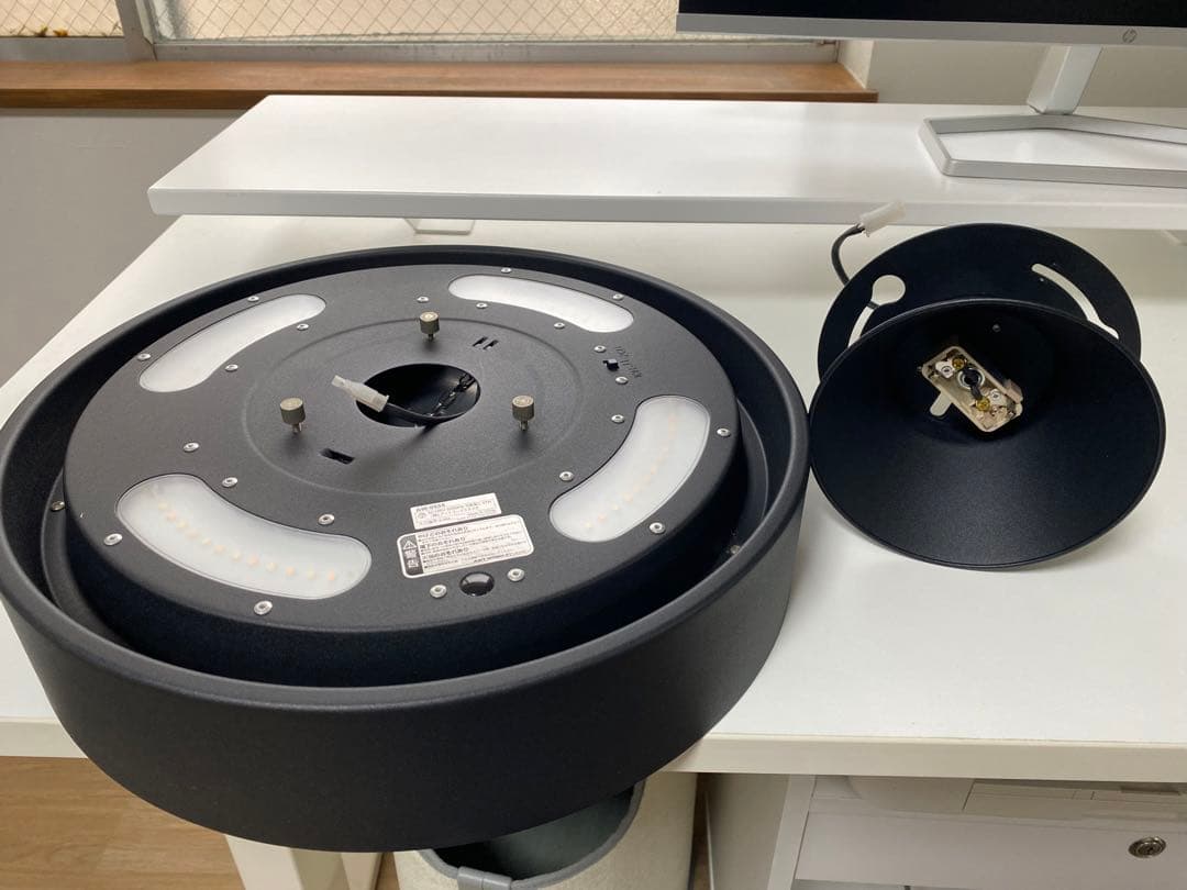 アートワークスタジオ 8畳用 シーリングライト ブラック&シャンパンゴールド