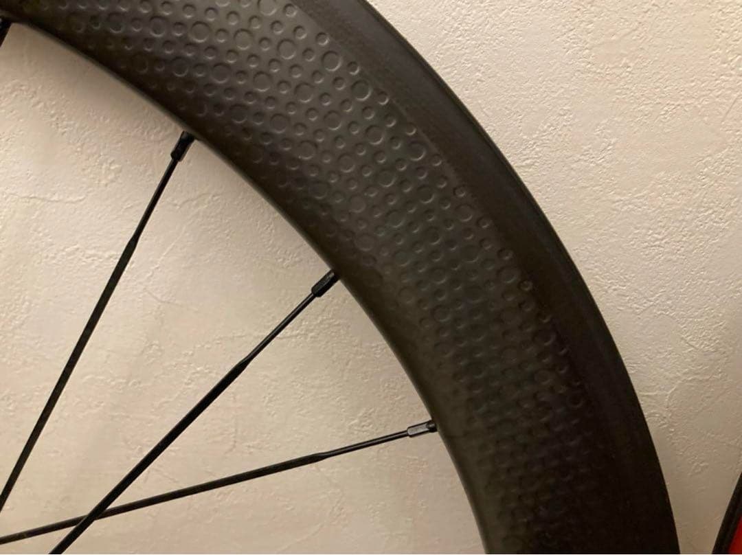 ピスト カーボンホイールセット クリンチャー 58mm