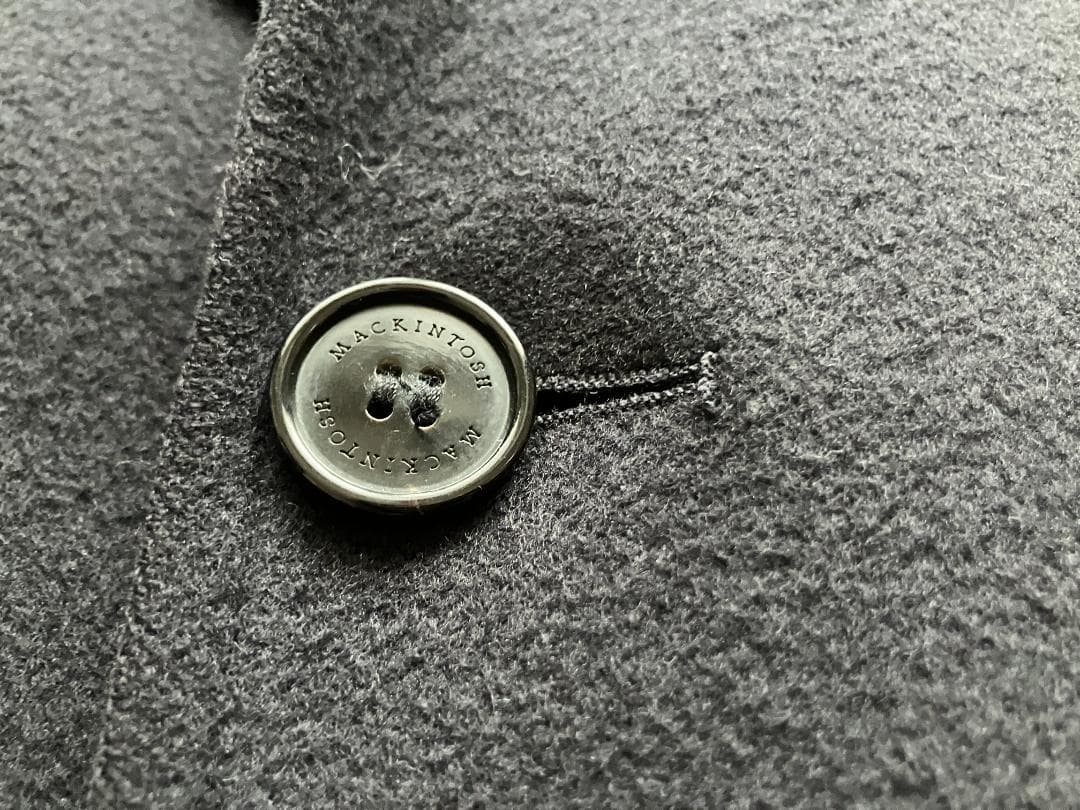 MACKINTOSH マッキントッシュ　シングルコート　ネイビー 　サイズ36