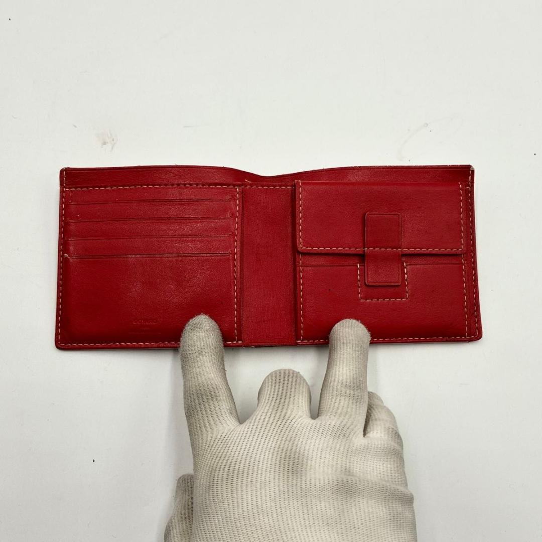 入手困難 ゴヤール GOYARD 折財布 pvc レッド メンズ ユニセックス