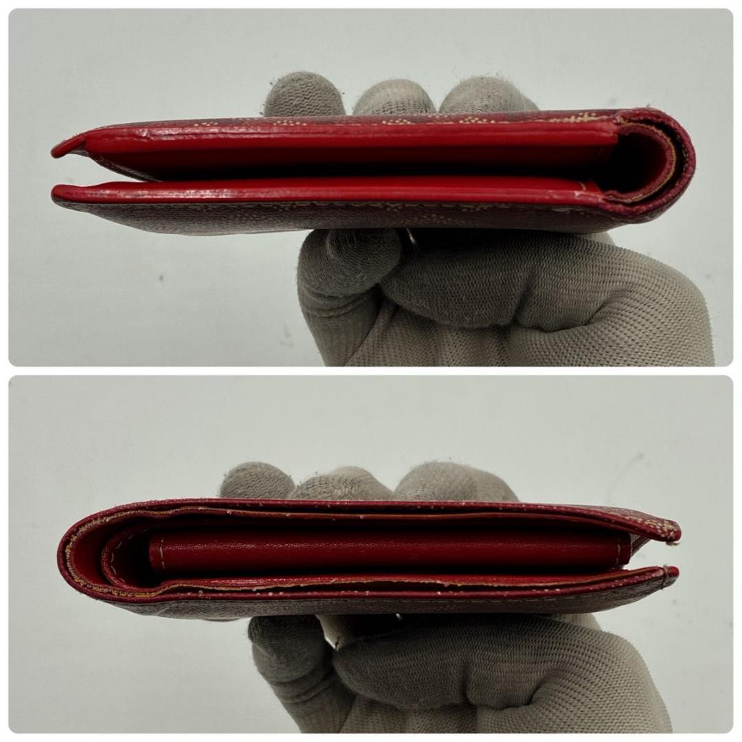 入手困難 ゴヤール GOYARD 折財布 pvc レッド メンズ ユニセックス