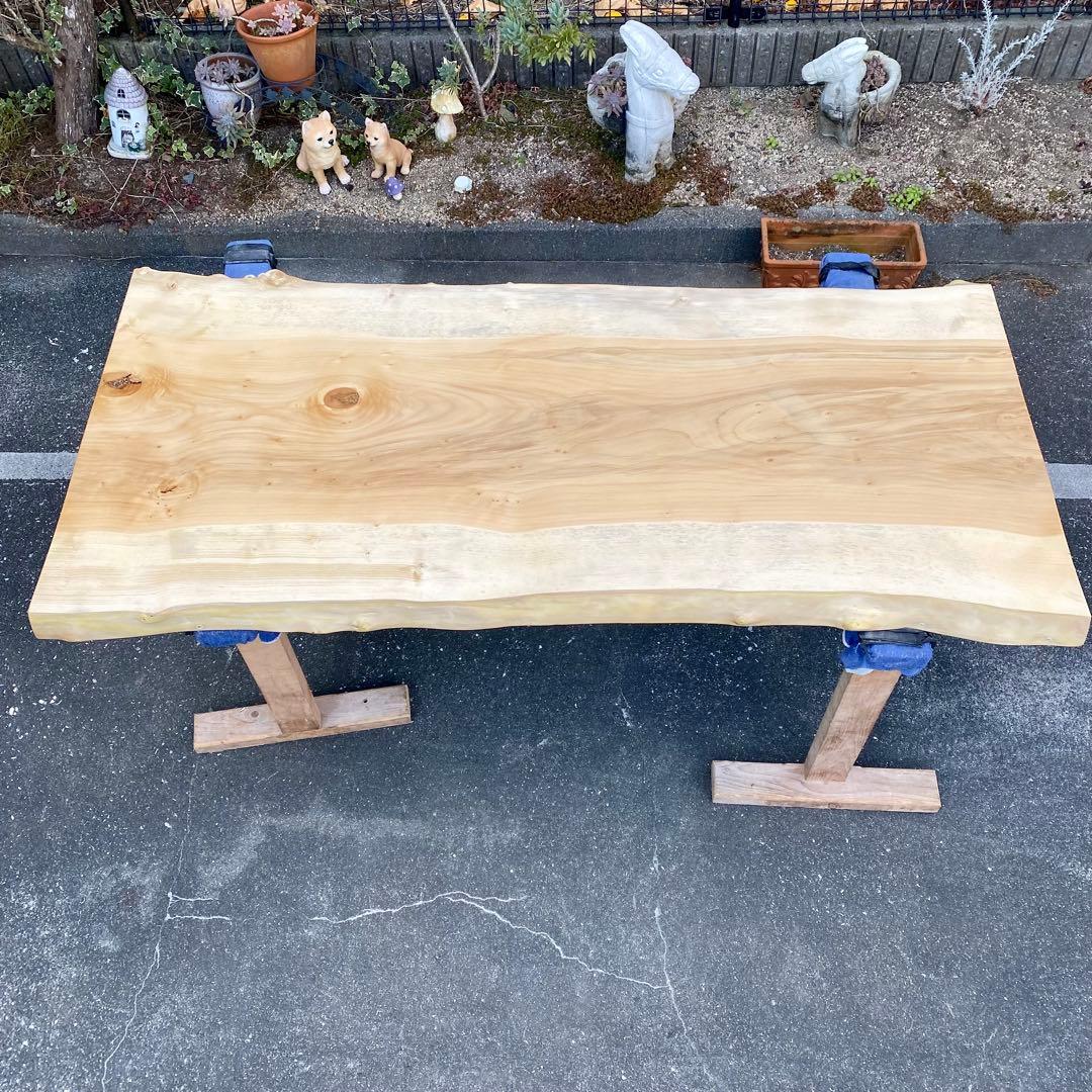 天然木　イチョウ　銀杏　一枚板 無垢　109