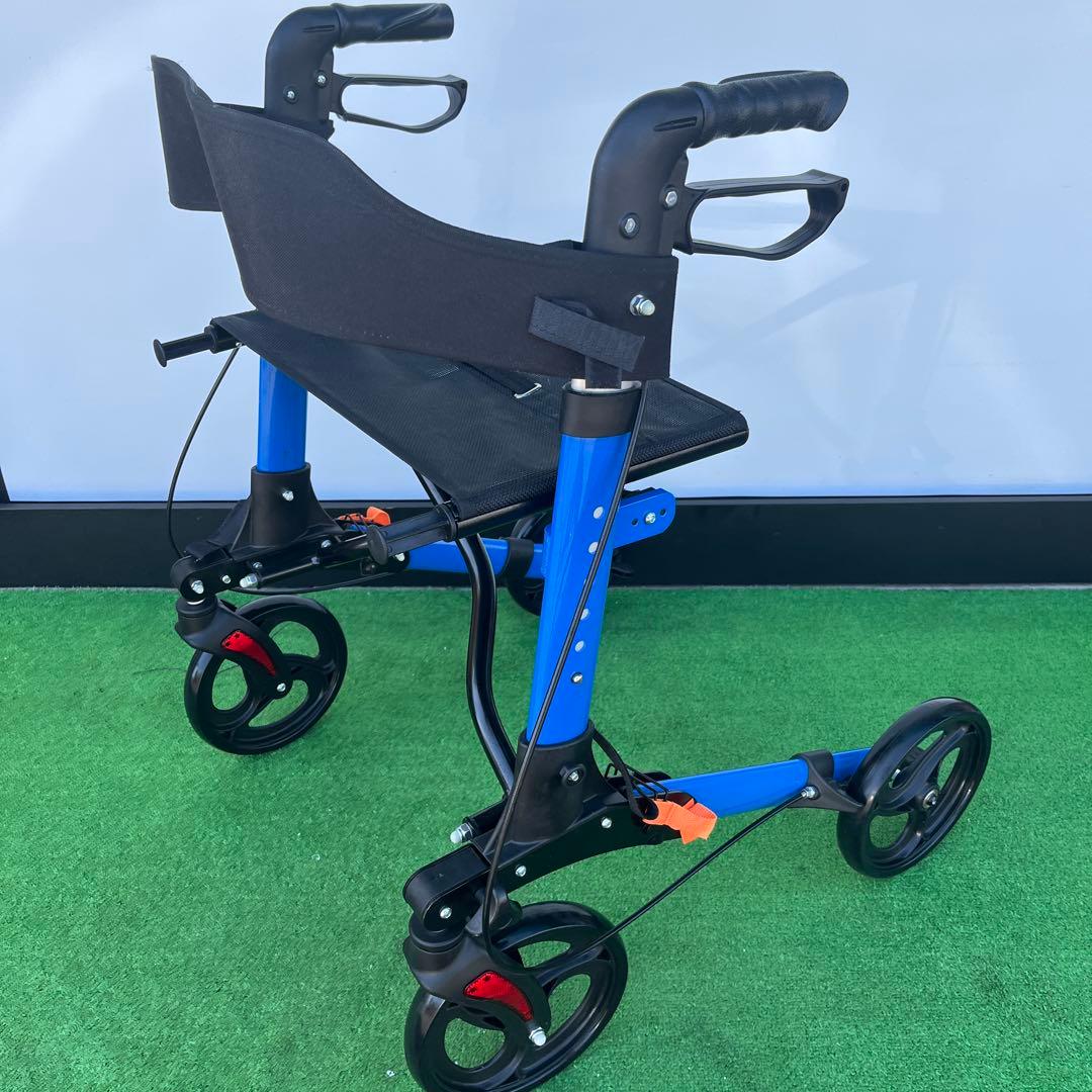 シルバーカー コンパクト ブレーキ付き折り畳み車椅子