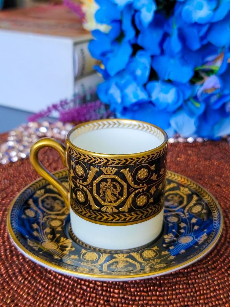 n*n様 ウェッジウッド　アストバリー　ブラック　デミタス　カップ&ソーサー