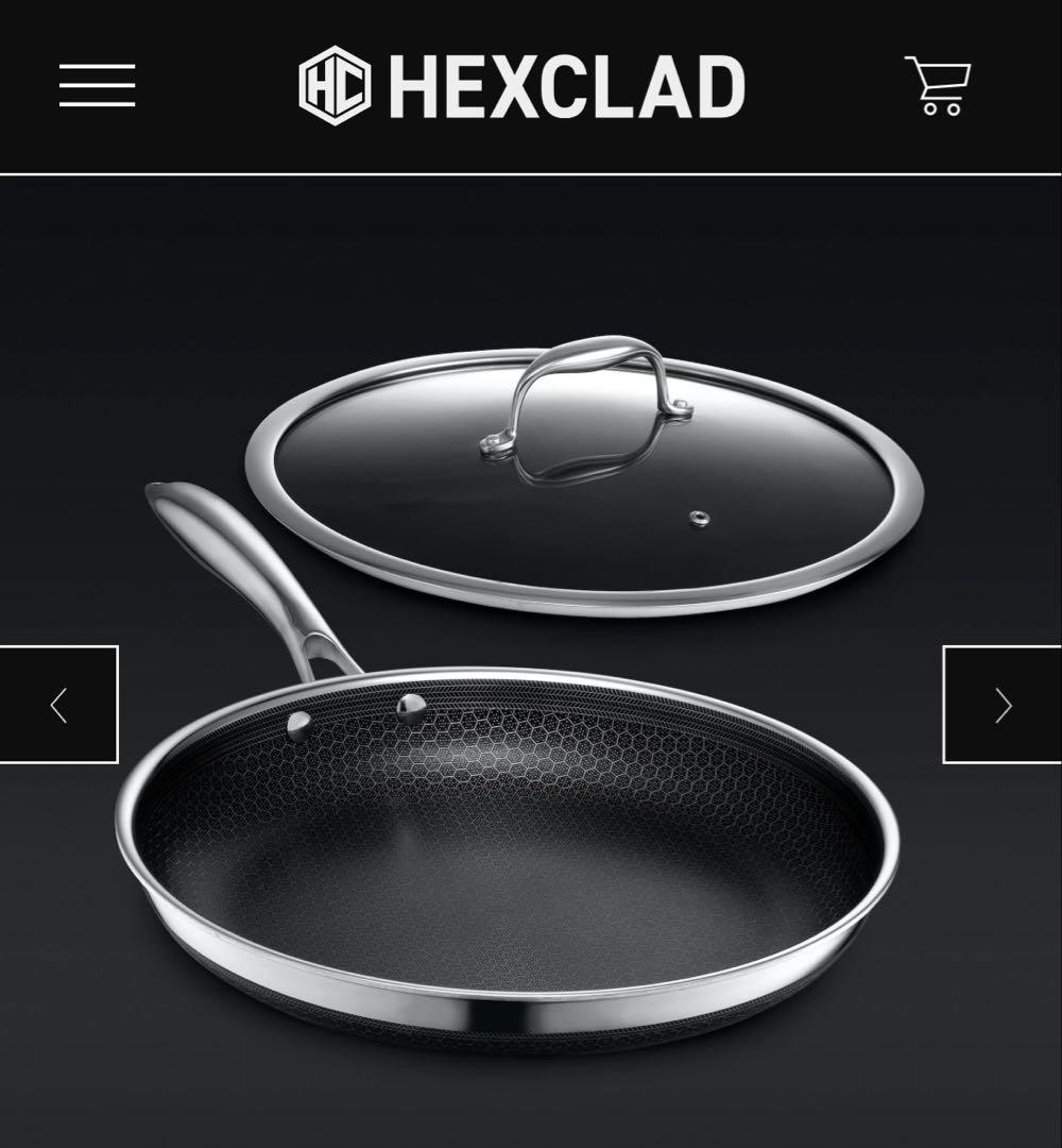 【新品未使用】30cm hexclad ヘックスクラッド フライパン 蓋付き