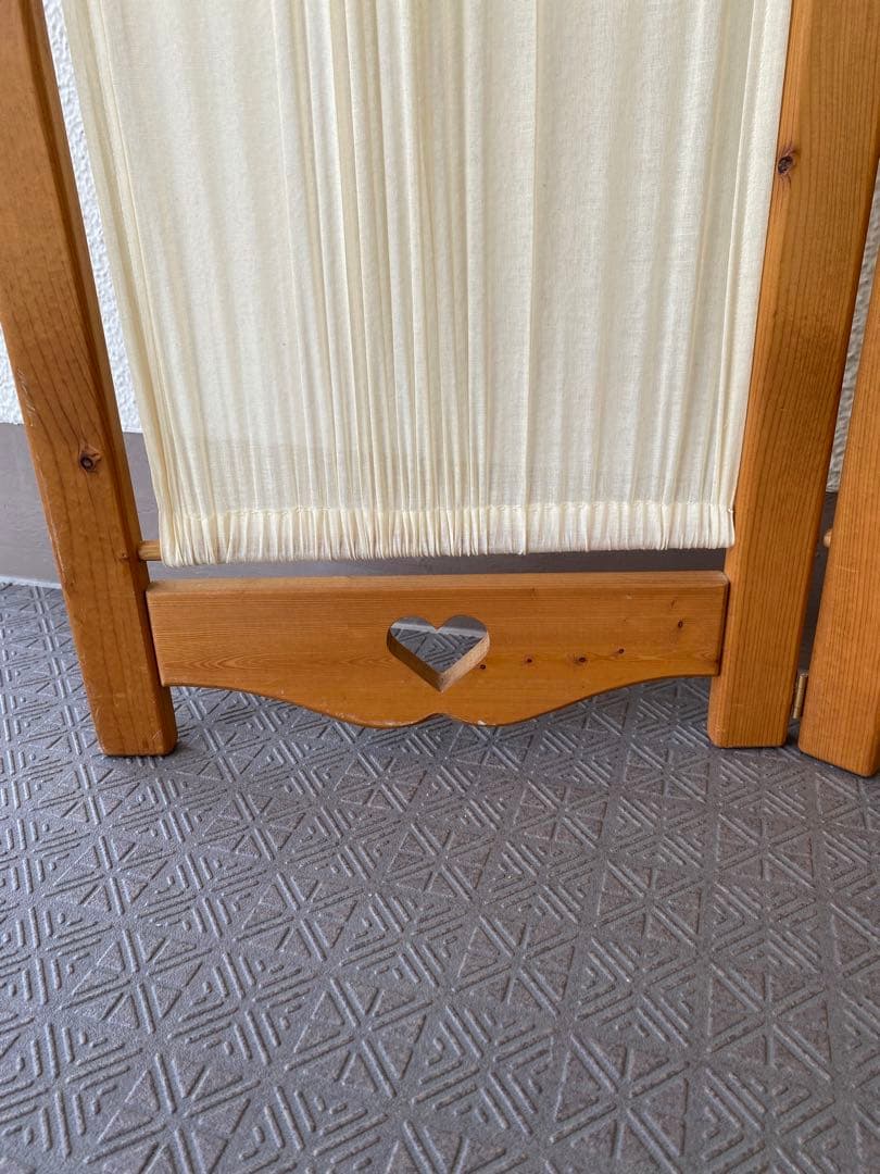 カントリー家具 2連パーテーション 間仕切り カントリー雑貨 インテリア 目隠し