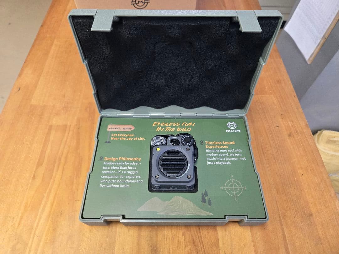 MUZEN Wild mini Bluetooth USB-C Gray第三世代