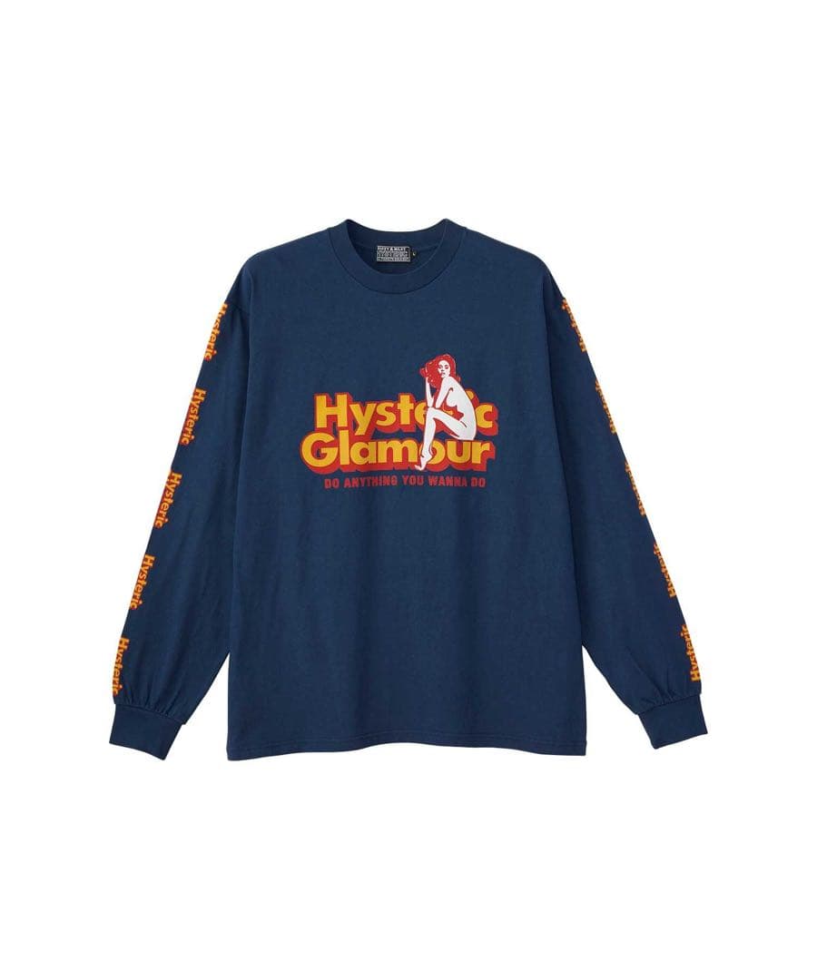 試着のみHYSTERICGLAMOURヒステリックグラマーロングTシャツ