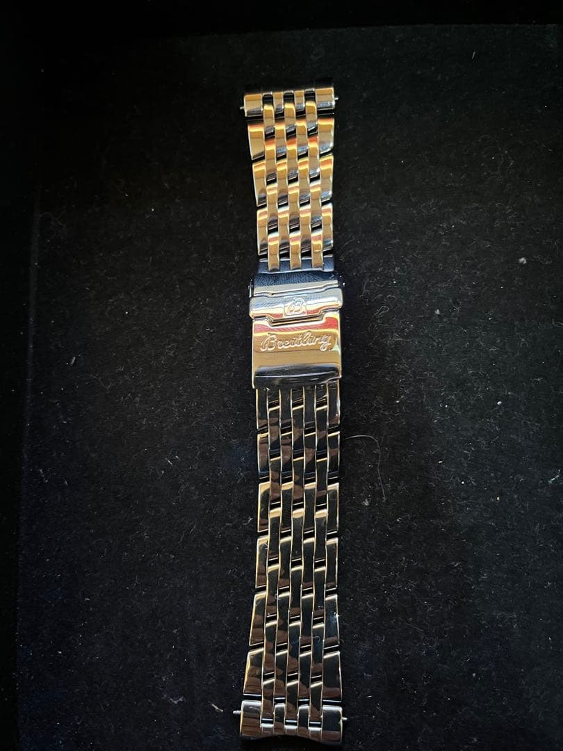 美品 BREITLING Navitimer 純正ステンレスブレス ラグ幅22