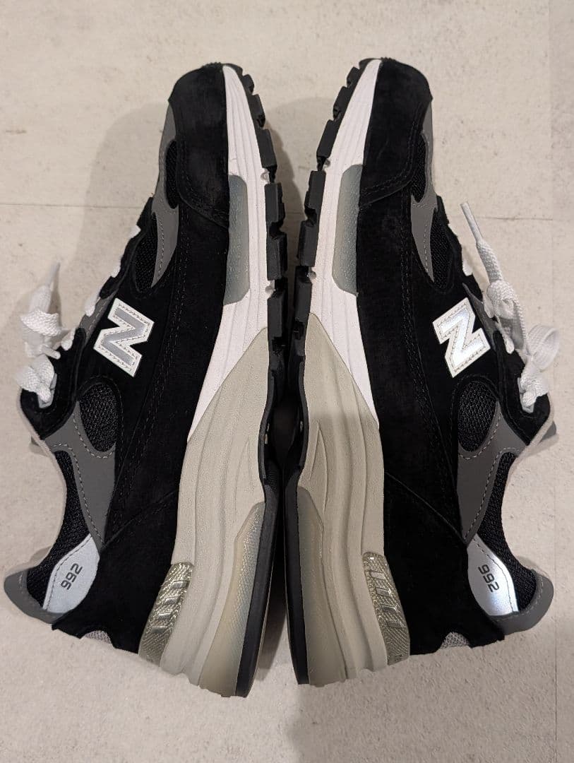 New Balance 992 ブラック(純正インソール付)