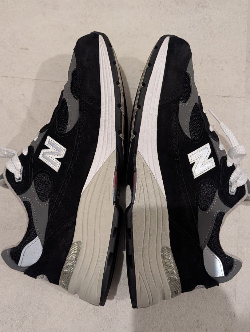 New Balance 992 ブラック(純正インソール付)