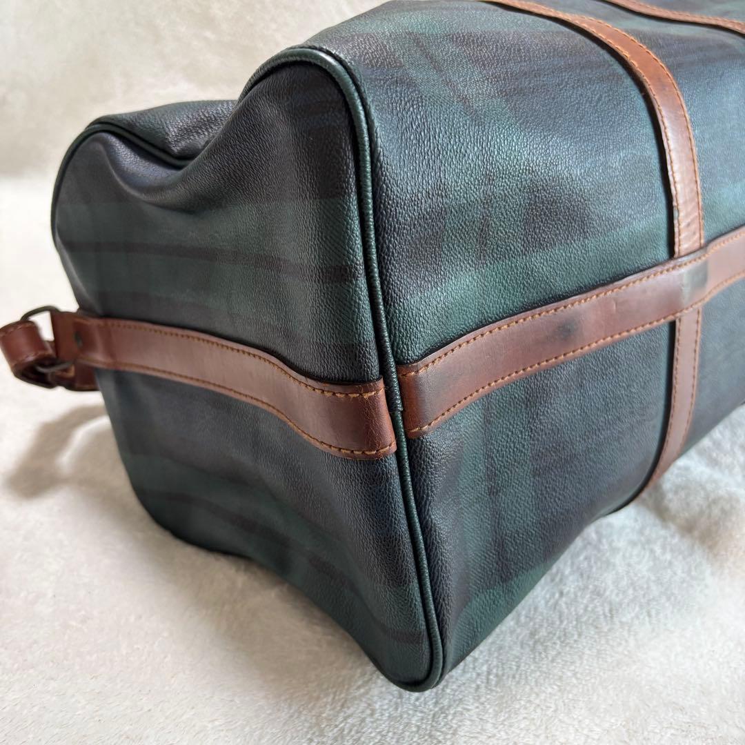 ✨️美品✨️ ポロラルフローレン ブラックウォッチ ボストンバッグ ２WAY 緑