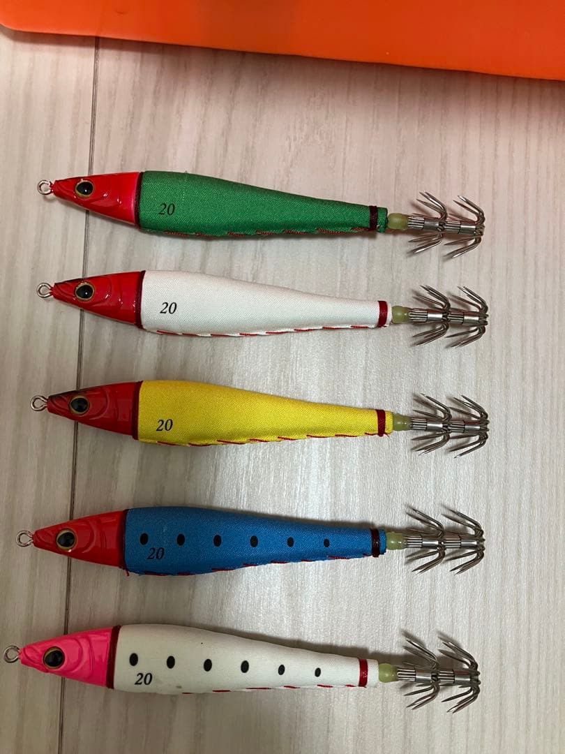 イカメタル用エギとメタルスッテ、ほぼ未使用品