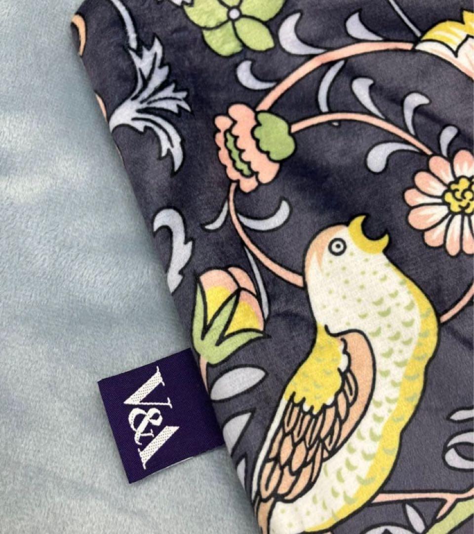 あったか掛けふとんカバー　W１８　フランネル　ウィリアムモリス　いちご泥棒　2枚