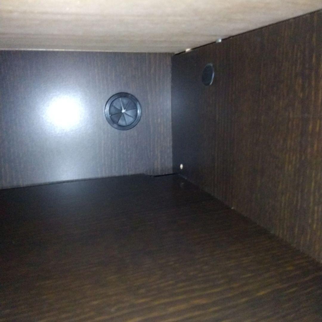 テレビ台 75型もOK 木製 ダークブラウン収納付き3月末頃迄の出品です底値です