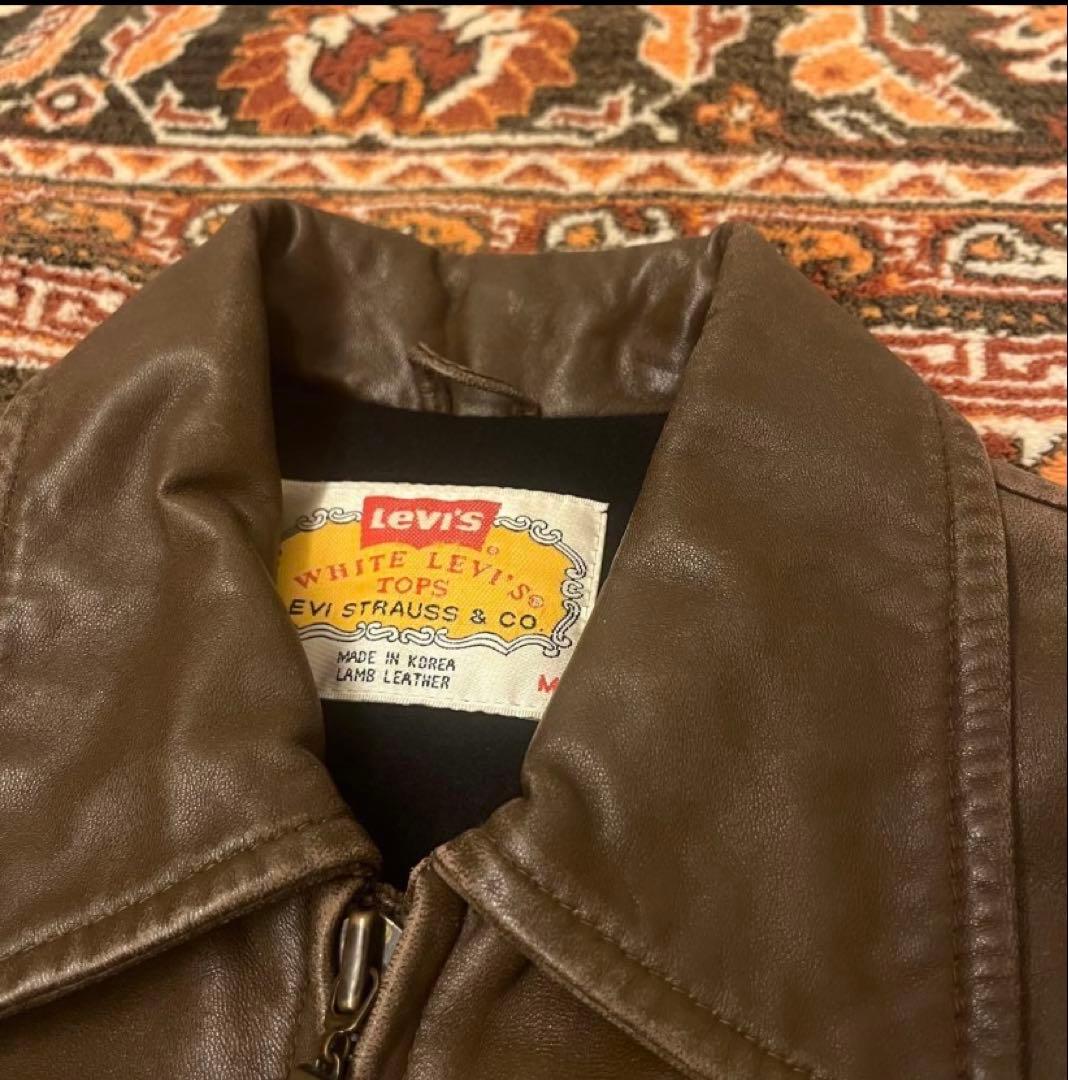 ジャケット・アウター 90s Levi's T back Lamb Leather Jacket