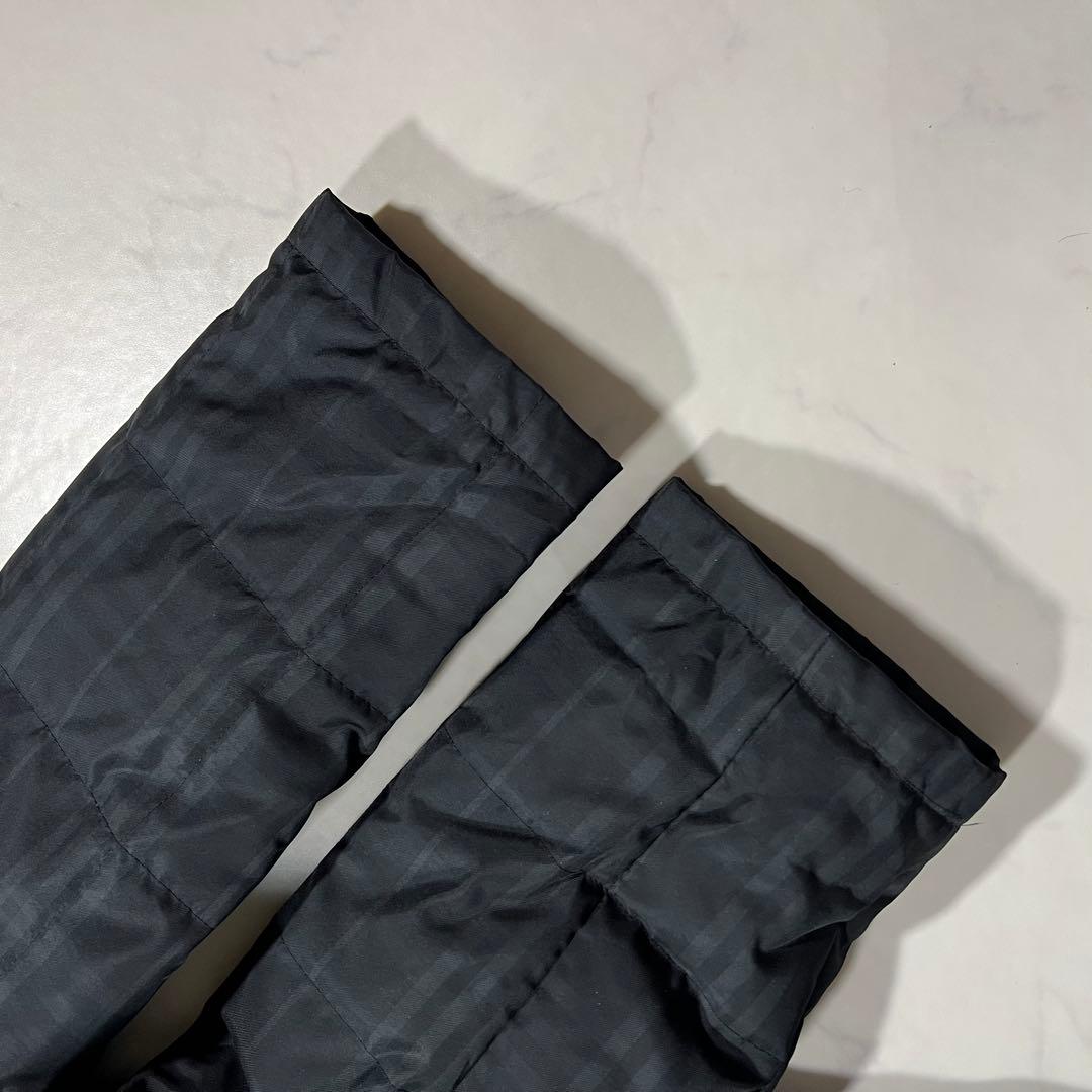 バーバリーロンドン ダウンコート ノバチェック ネイビー 38 M ロング丈