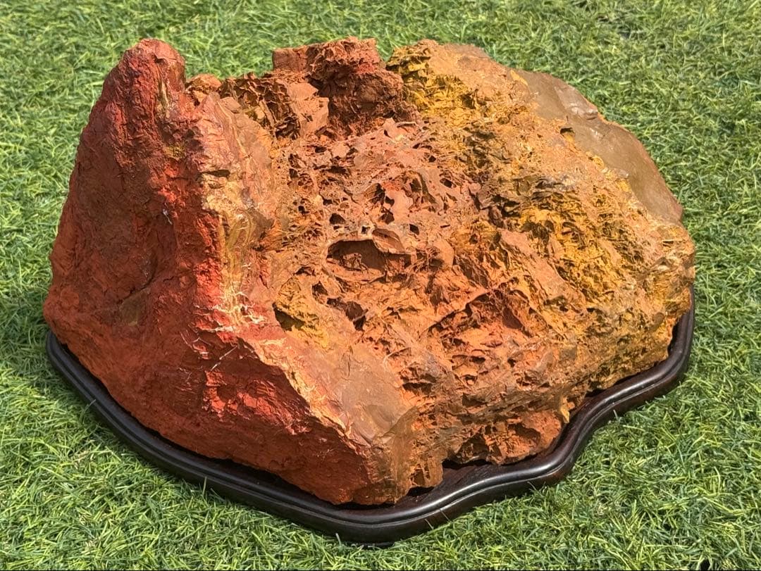 15kg 佐渡赤玉石 赤玉 赤玉石 糸掛 赤石 天然石 水石 鑑賞石 天然石