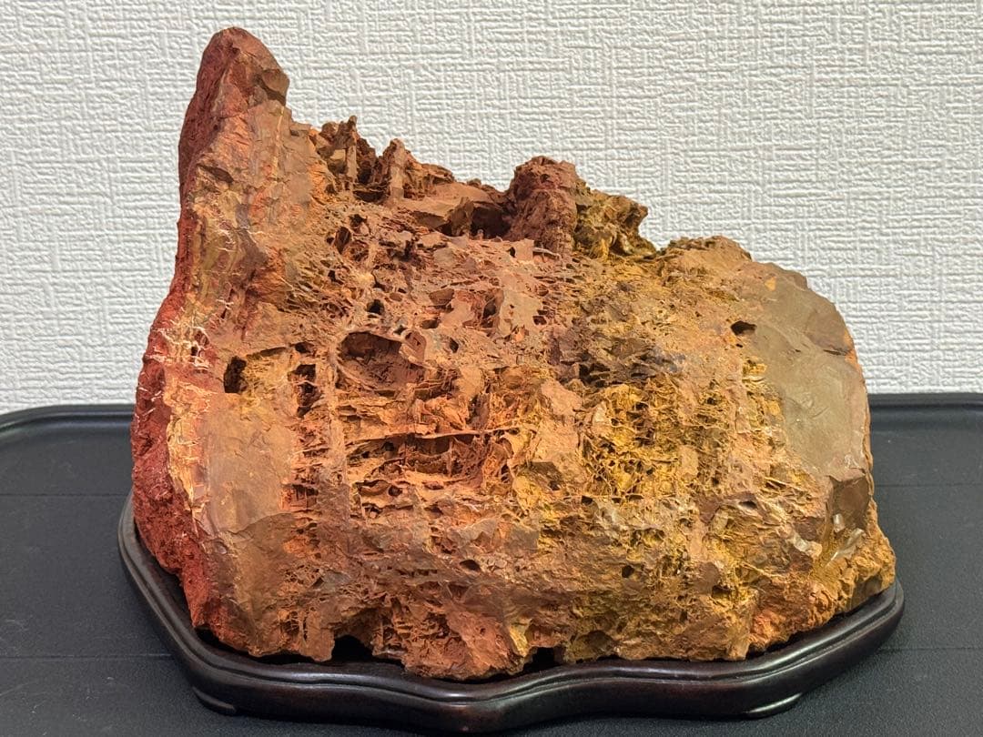 15kg 佐渡赤玉石 赤玉 赤玉石 糸掛 赤石 天然石 水石 鑑賞石 天然石