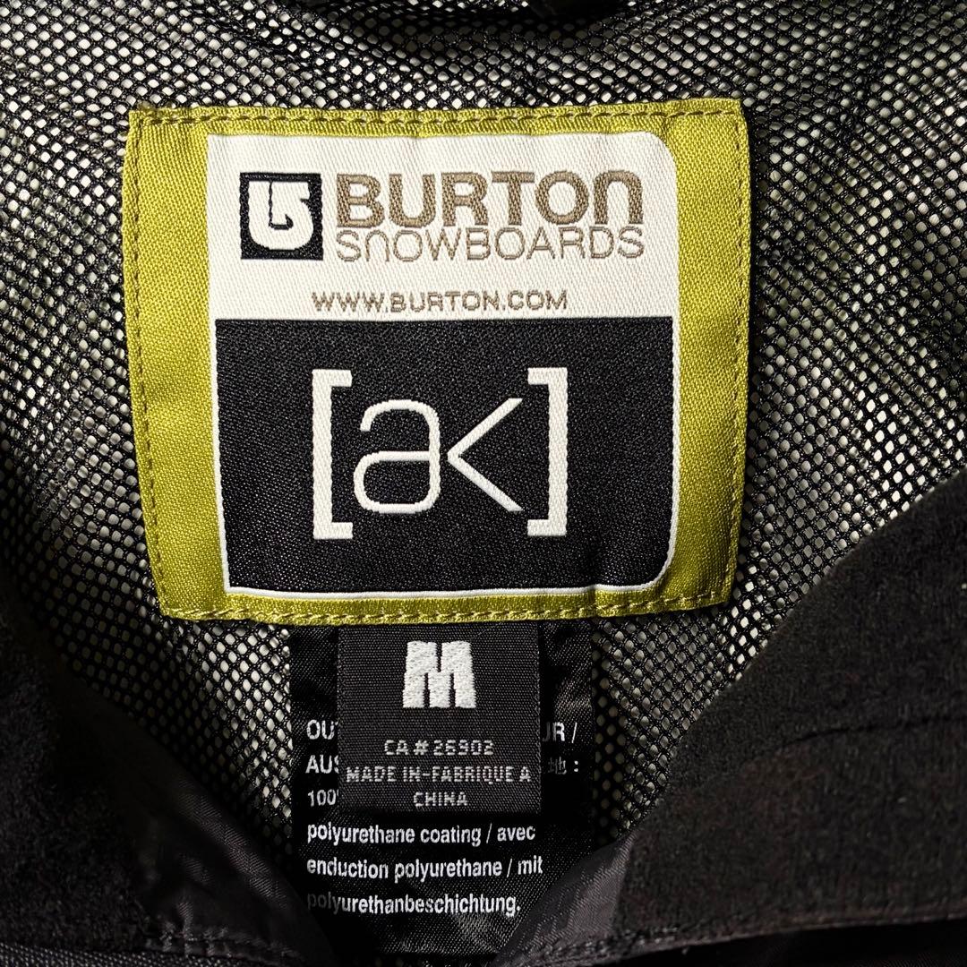 【美品】BURTON ak スノーボードジャケット Mサイズ グレー