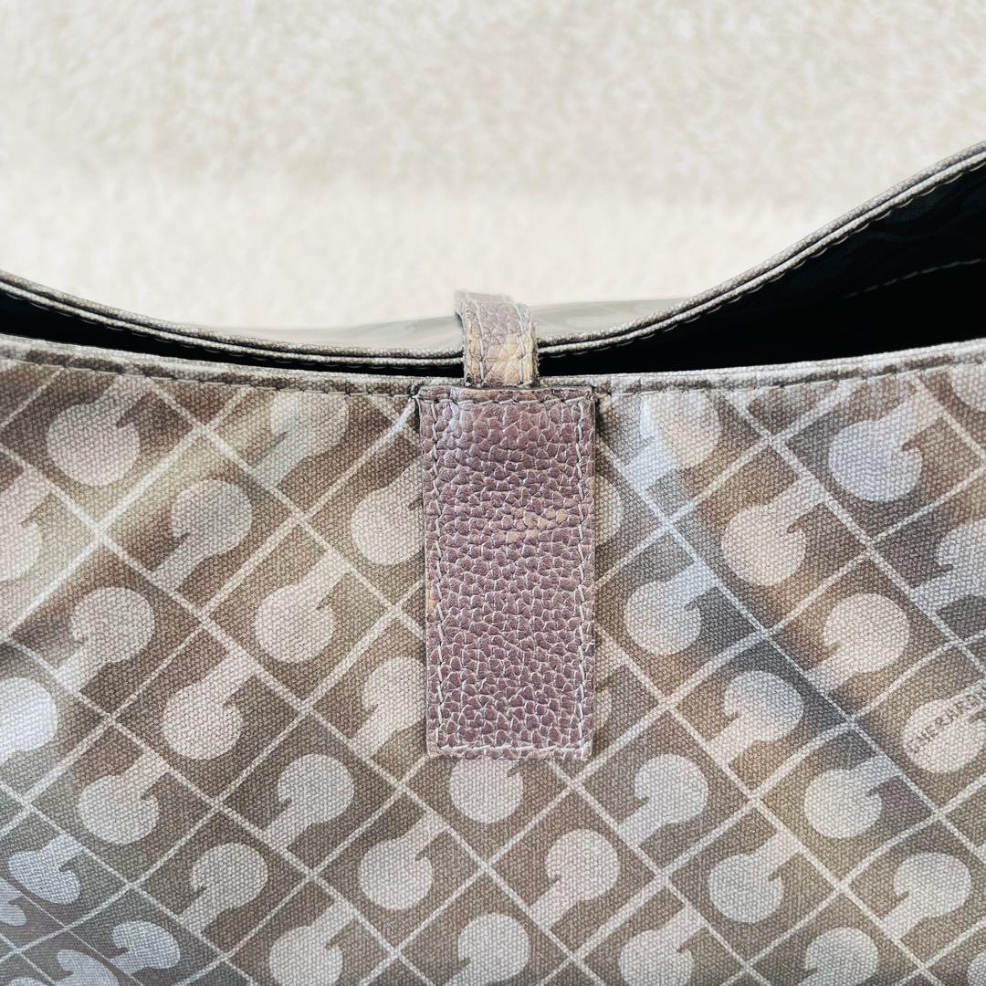 ゲラルディーニ ソフティ トートバッグ 肩掛け シルバー ハンドバッグ