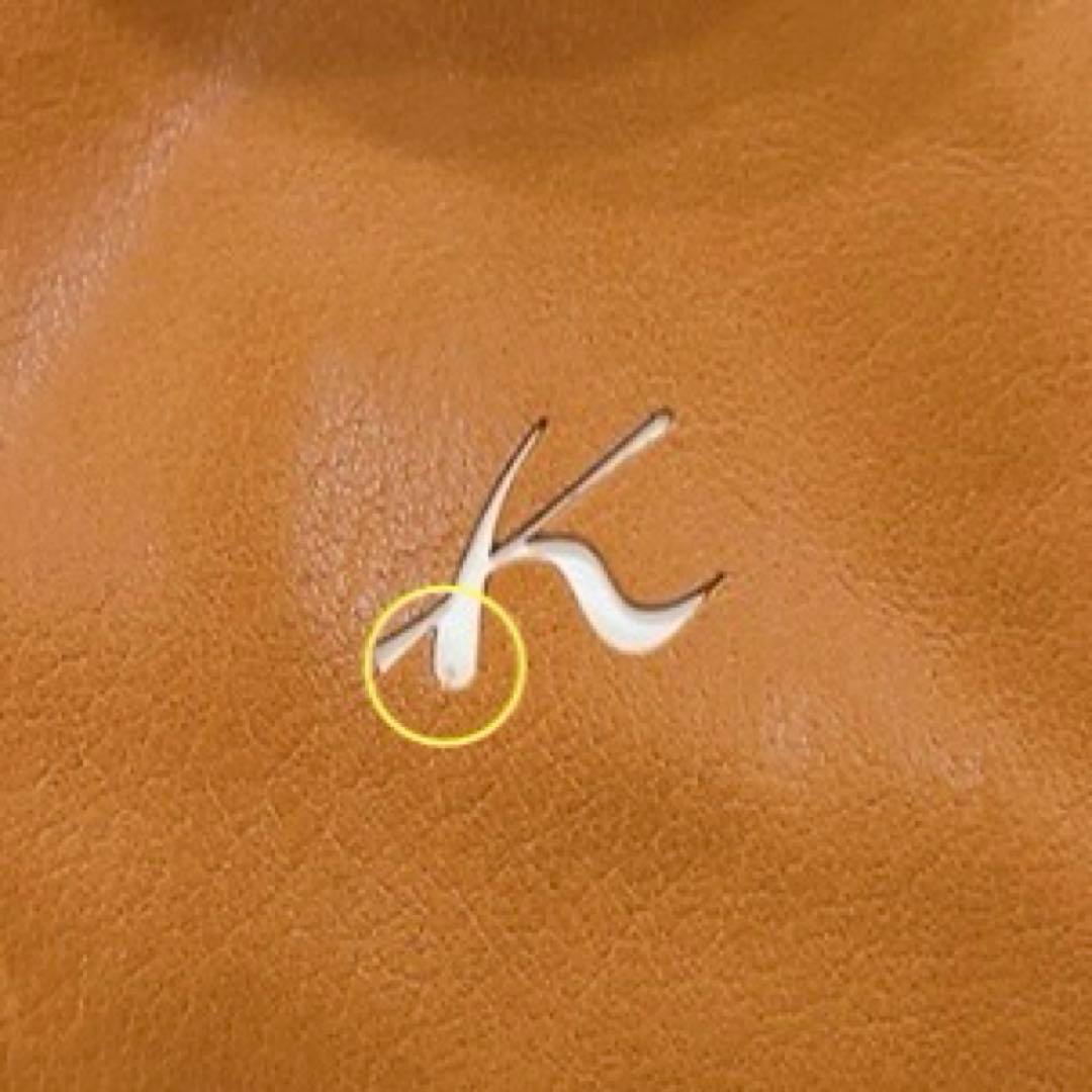 美品 kitamura キタムラ トートバッグ ハンド キャメル レザー 本革