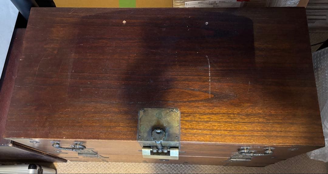 バンダジ 箪笥 中〜大型 錠前 鍵付き 李朝家具 朝鮮