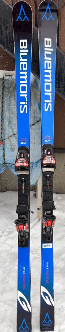Bluemoris スキー板 レースビンディング付き
