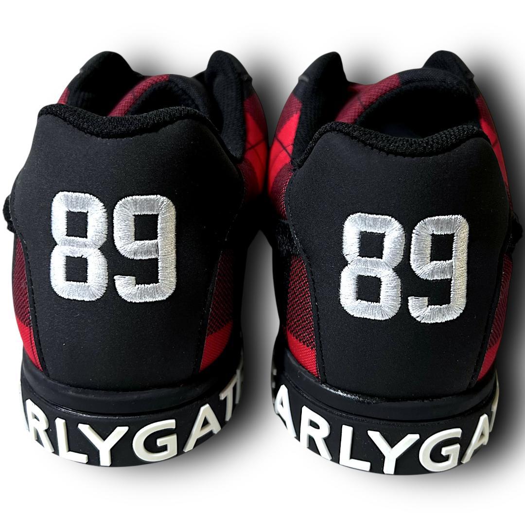 24.5cm パーリーゲイツ バッファローチェックゴルフシューズ 箱有り