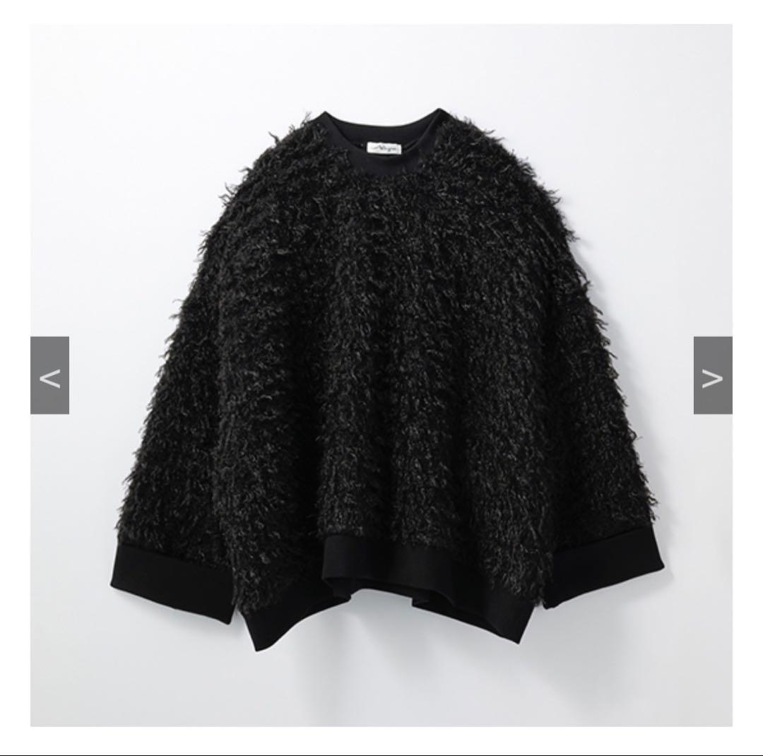Alegre シャギープルオーバー 黒 black very 光文社