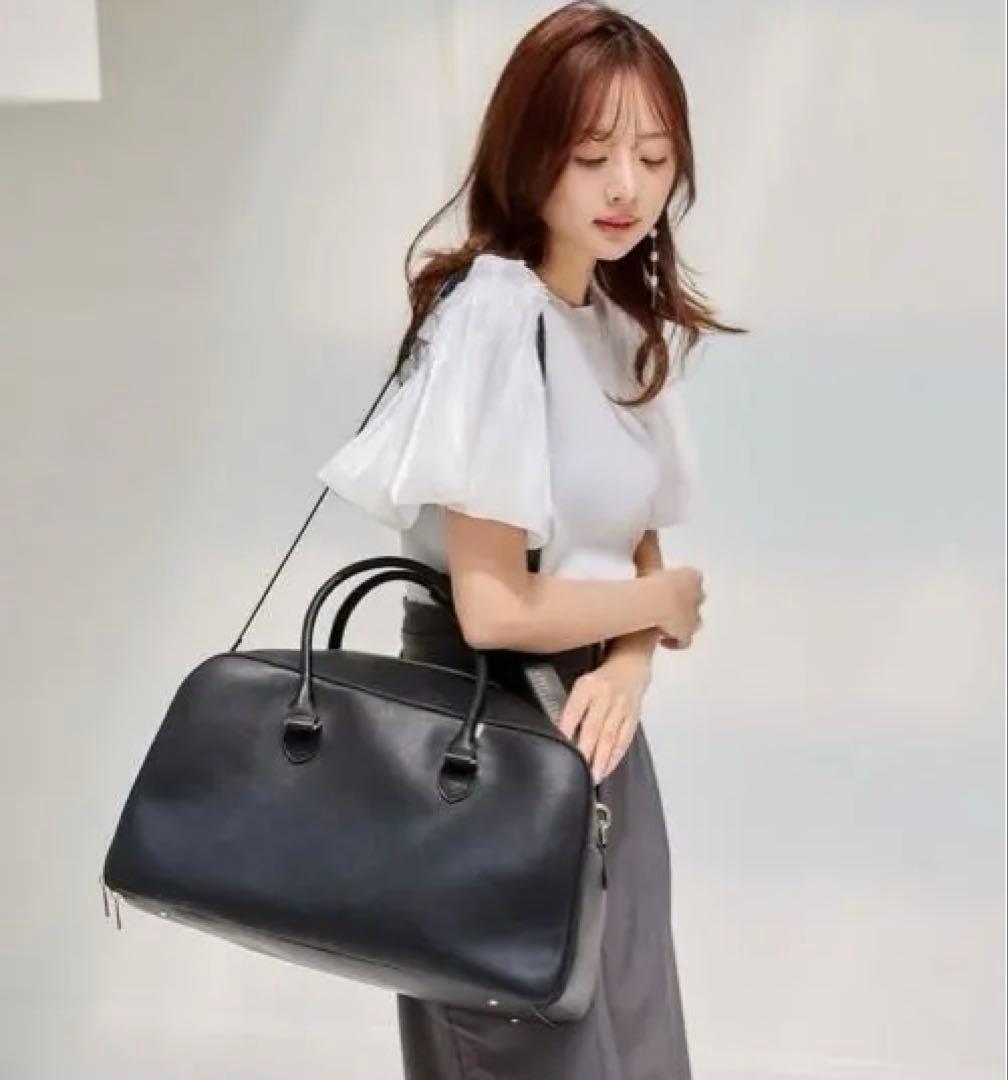 A’pearl エパール 3way ボストンバッグ リッチブラック