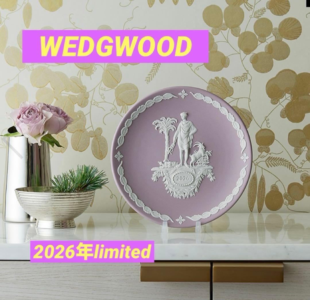 ♦︎新品未使用♦︎ウェッジウッド　ジャスパー　イヤープレート 2026年