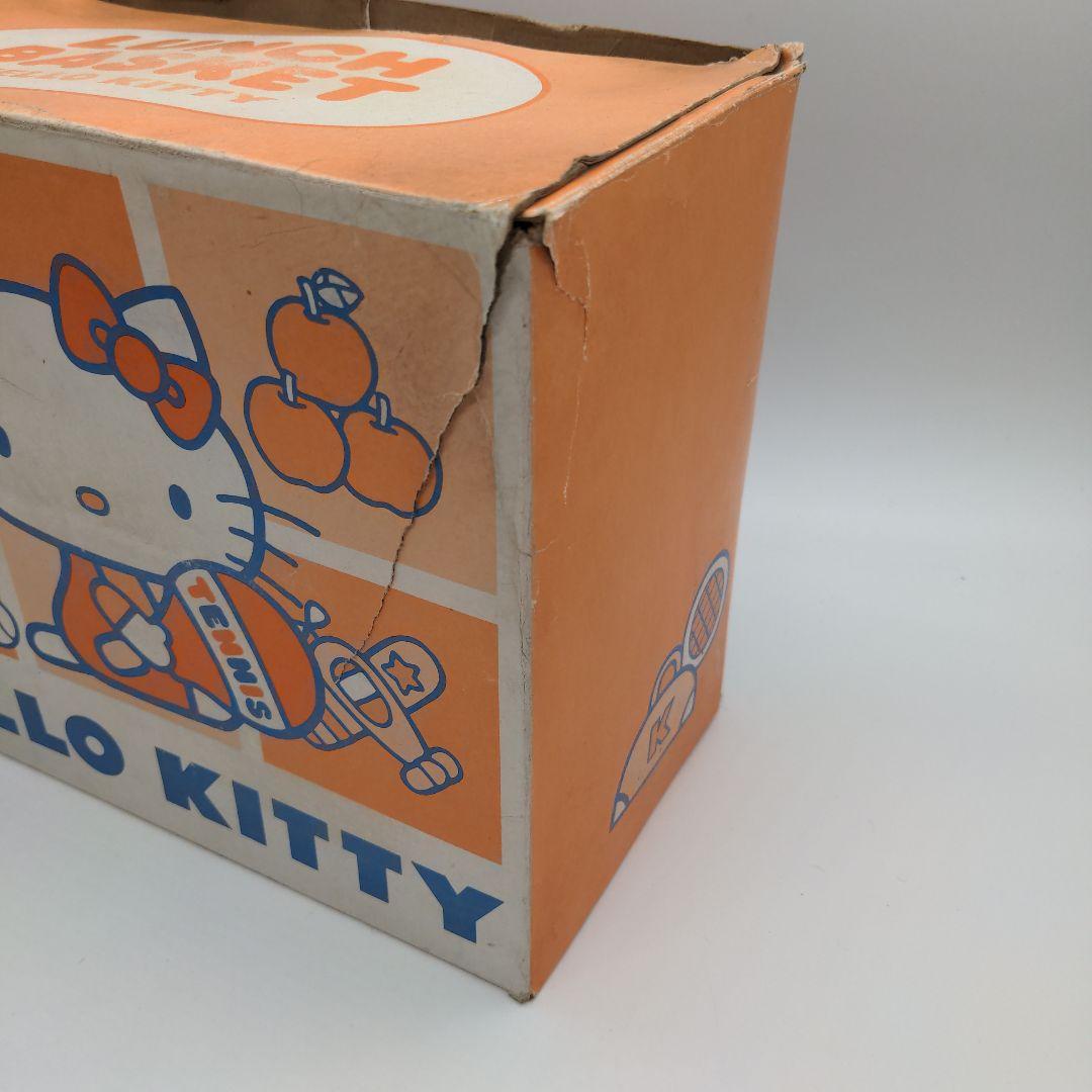 ハローキティ　昭和レトロ　ランチバスケット缶 ファンシー　1976　サンリオ