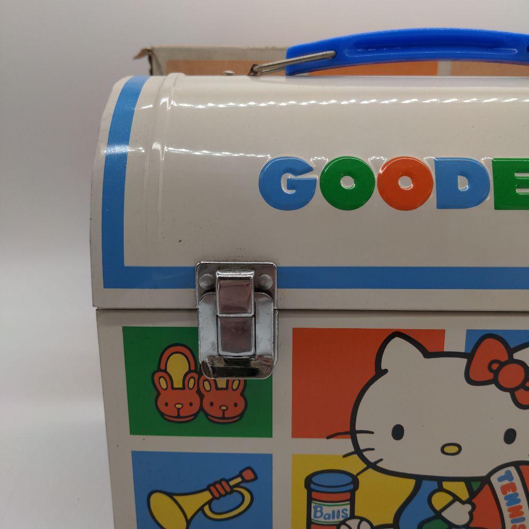 ハローキティ　昭和レトロ　ランチバスケット缶 ファンシー　1976　サンリオ
