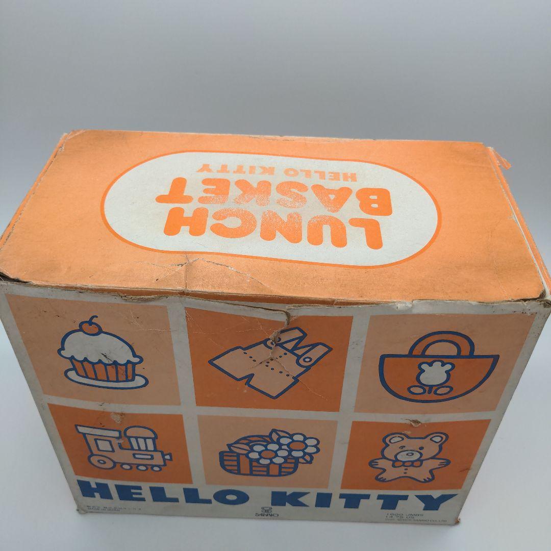 ハローキティ　昭和レトロ　ランチバスケット缶 ファンシー　1976　サンリオ