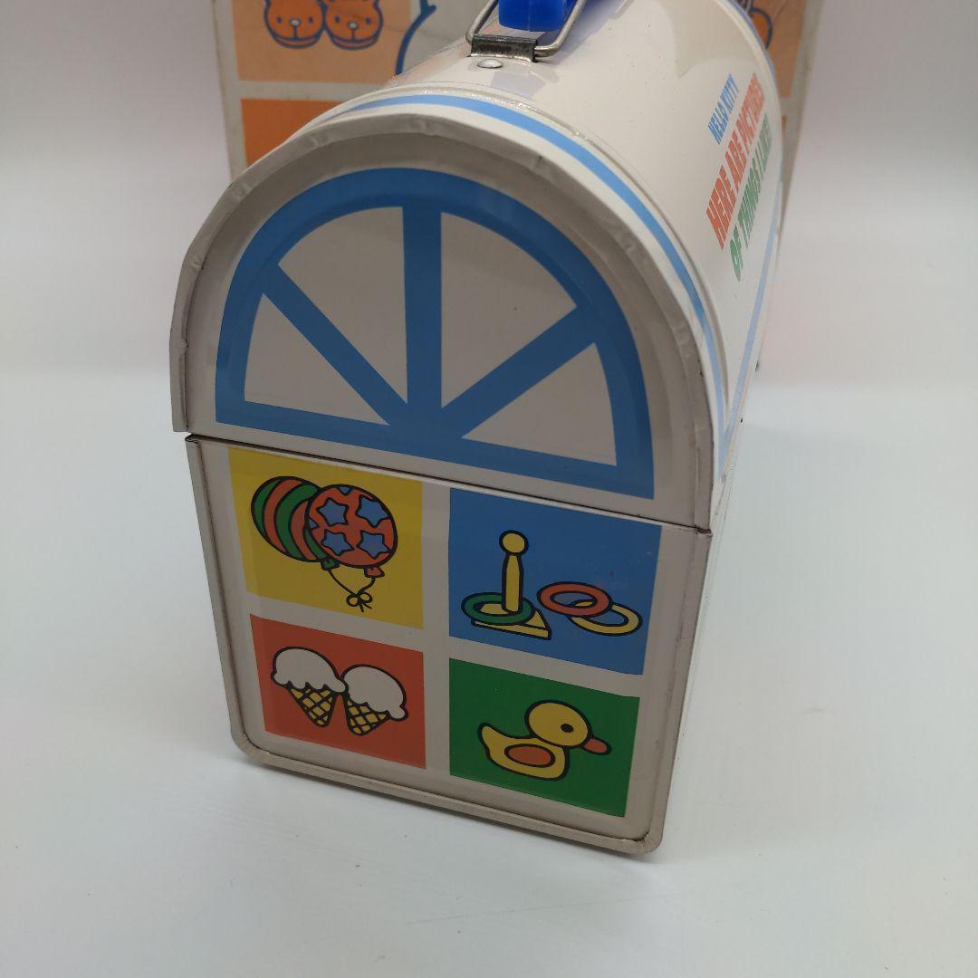 ハローキティ　昭和レトロ　ランチバスケット缶 ファンシー　1976　サンリオ