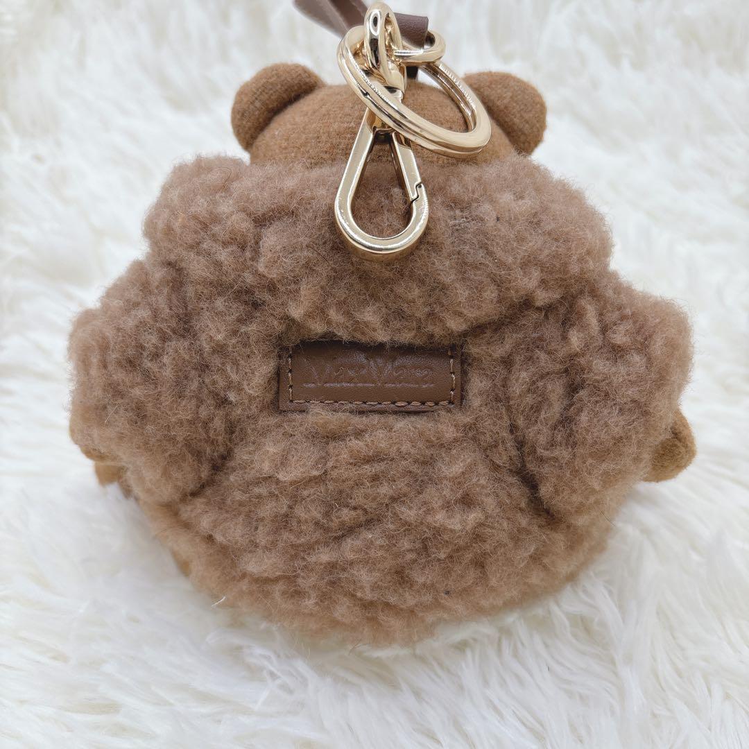 Max Mara マックスマーラ テディベア バッグチャーム くま ブラウン 茶