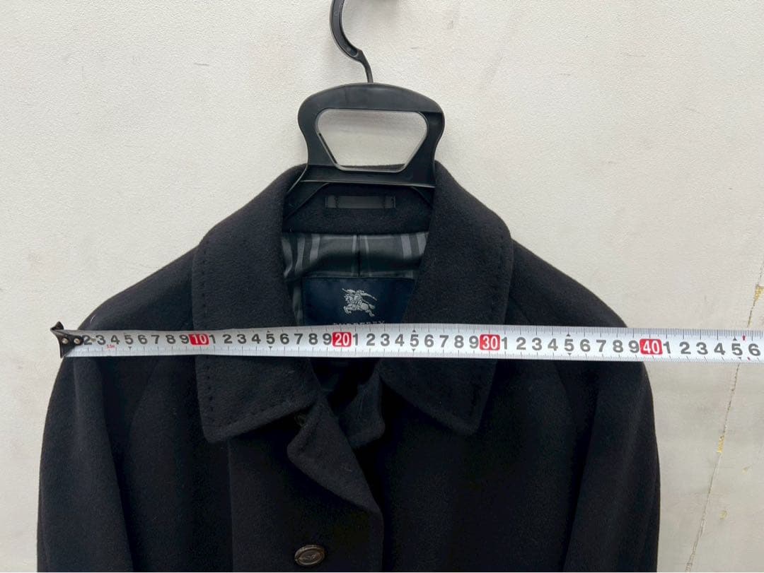 SK343☆BURBERRY☆LONDON☆バーバリー☆ロングコート☆色ブラック