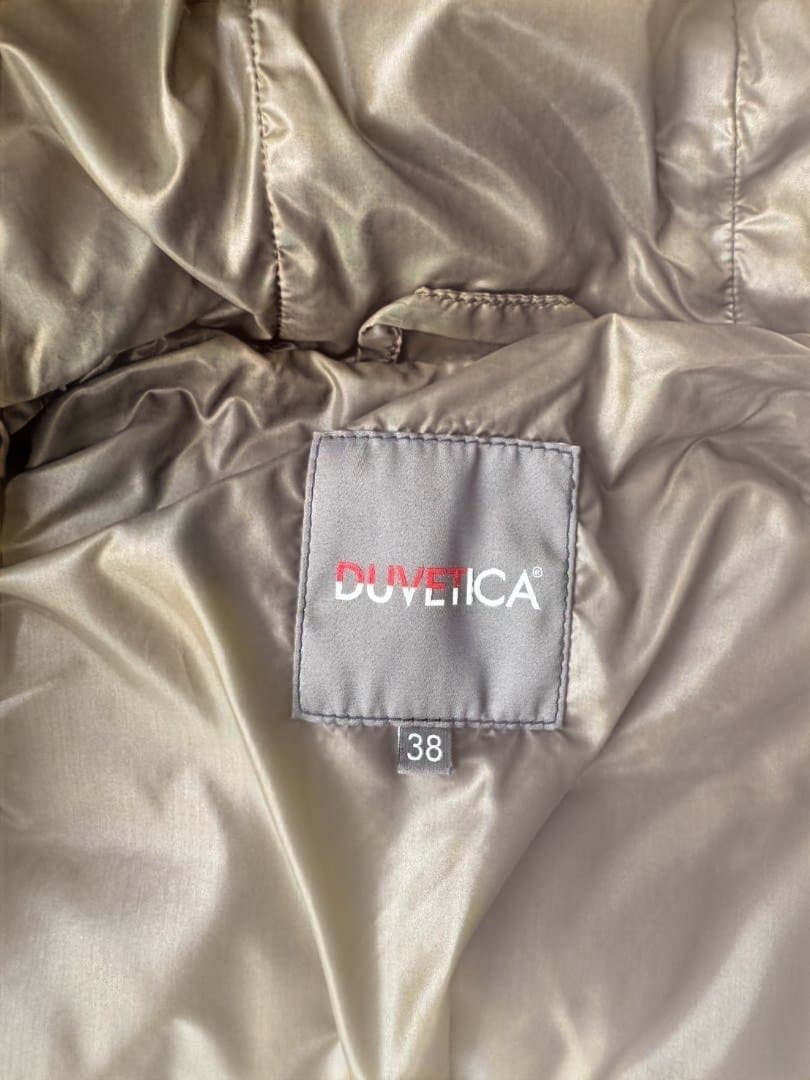 【綺麗】デュベティカ KAPPA ダウンコート 38 ラクーンファー