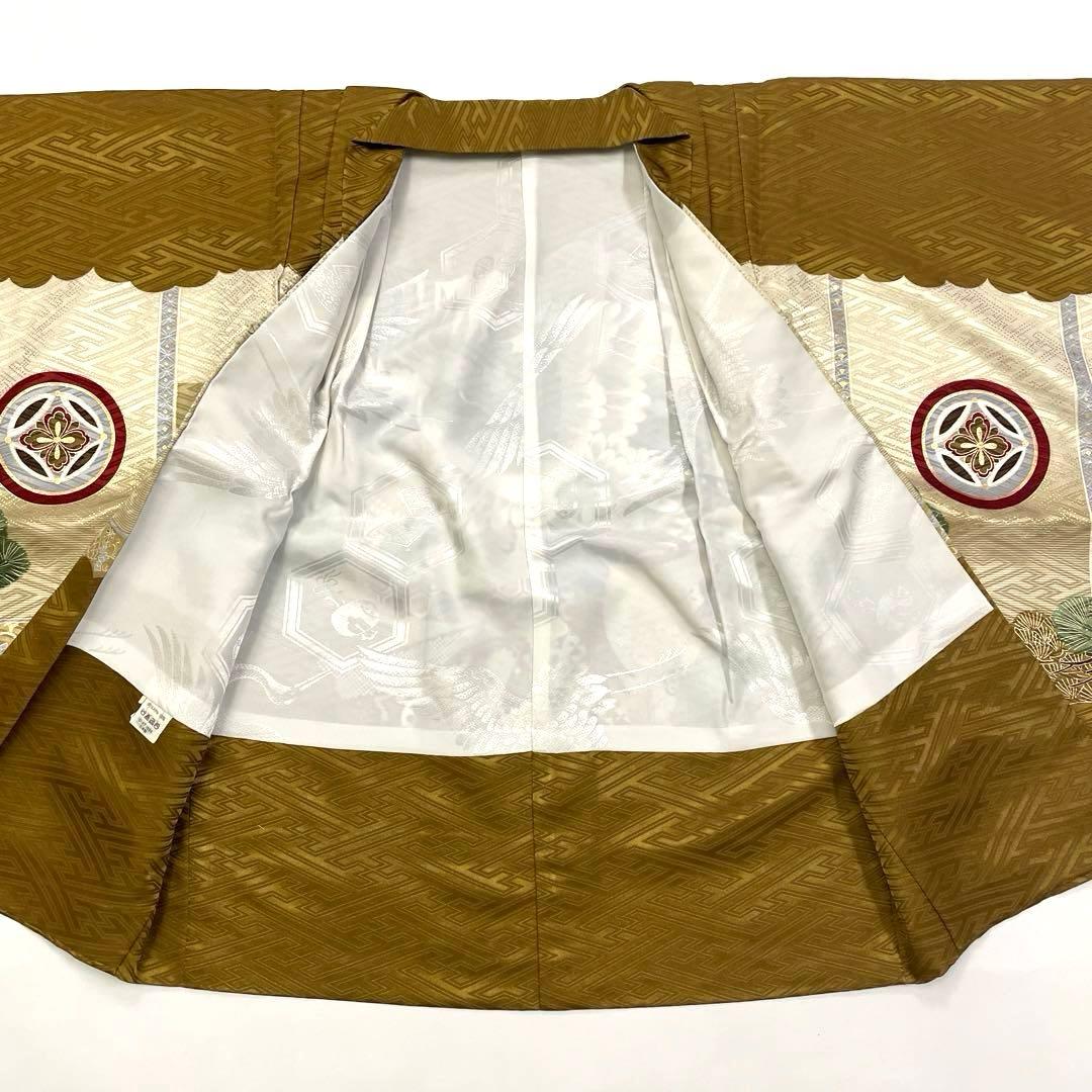 七五三 羽織セット 男の子 羽織 着物 長襦袢 半衿付き 5歳 No.126