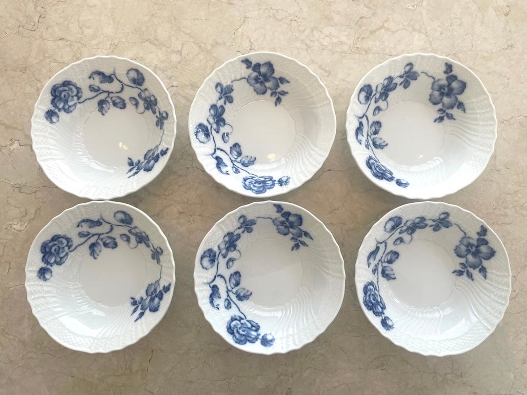 【未使用】リチャードジノリ　ローズブルー　フルーツソーサー　15cm