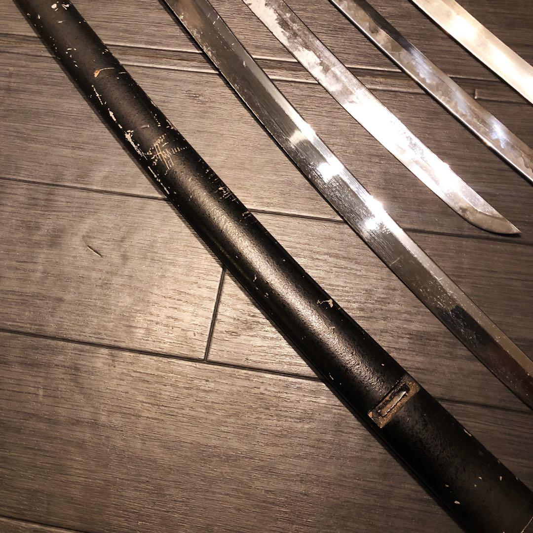 模造刀　大小6本セット　太刀　脇差　骨董品　模擬刀まとめ　ジャンク品あり　刀身