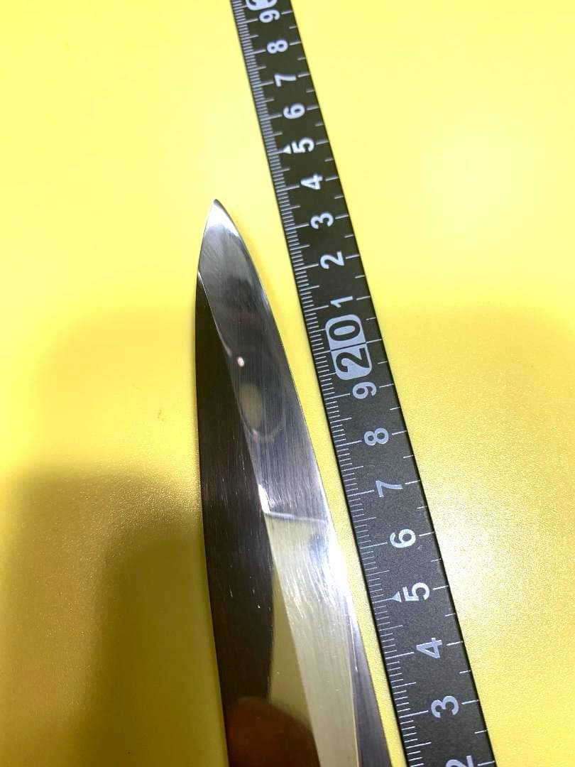 實光　柳刃包丁　H-INOX　モリブデンバナジウム鋼　刃渡り24cm