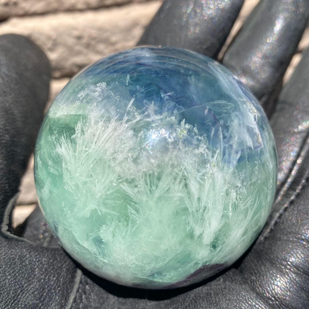 エンジェルフェザーフローライト スフィア 高品質 I