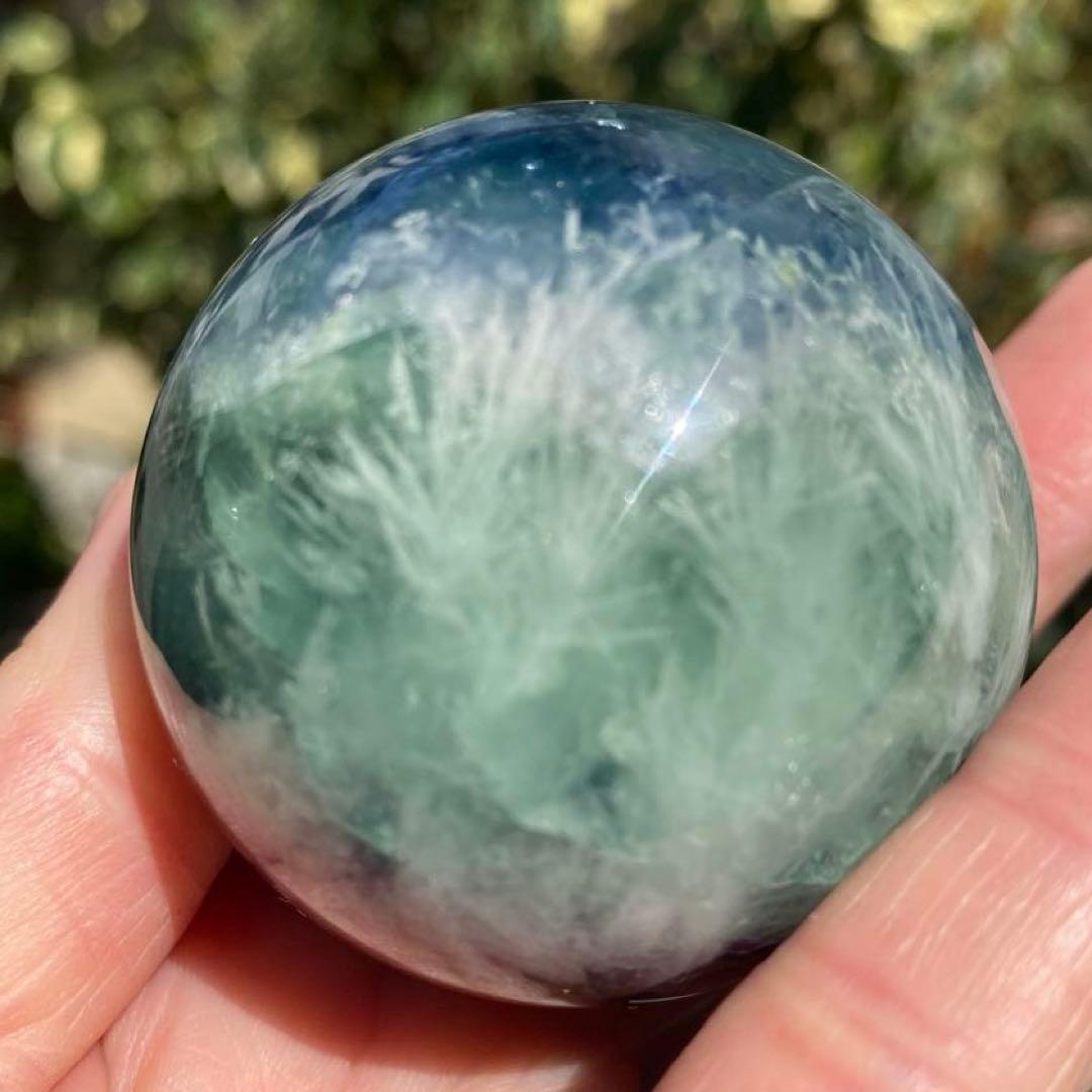 エンジェルフェザーフローライト スフィア 高品質 I