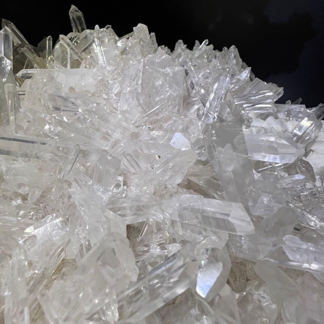 ‪☆想像絶する☆究極の煌めき 極上別格品‪☆☆レインボー 水晶クラスター 天然石